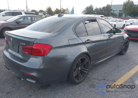 2017 BMW M3 из США, поврежденный, VIN WBS8M9C33H5G85350